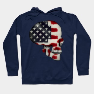 American Flag Skull Hoodie